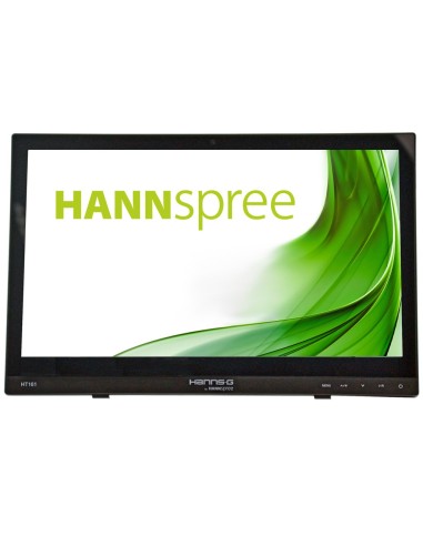 Hannspree HT HT161HNB monitor pantalla táctil 39,6 cm (15.6") 1366 x 768 Pixeles Negro Multi-touch Mesa