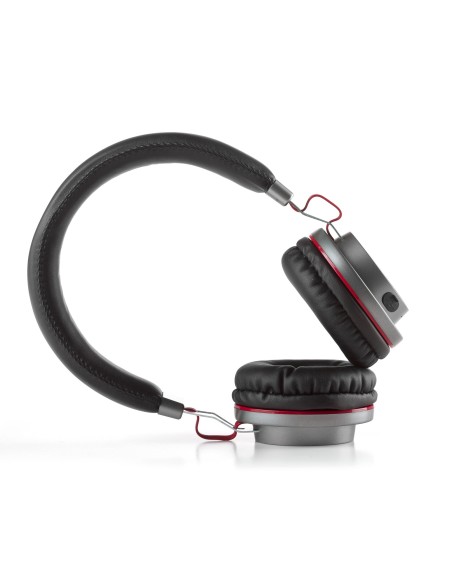 NGS Artica Patrol Red Auriculares Diadema Conector de 3,5 mm Bluetooth Negro, Rojo