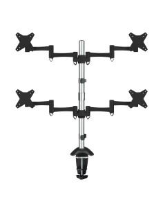 TooQ SOPORTE DE MESA GIRATORIO E INCLINABLE PARA MONITOR   TV LCD, PLASMA (3 PIVOTES, 4 BRAZOS) DE 13-23, NEGRO