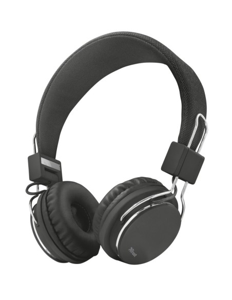 Trust Ziva Auriculares Diadema Conector de 3,5 mm Negro, Cromo