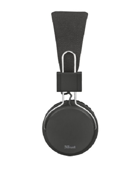 Trust Ziva Auriculares Diadema Conector de 3,5 mm Negro, Cromo