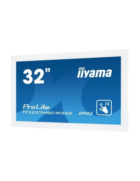 iiyama ProLite TF3237MSC-W3AG monitor pantalla táctil 80 cm (31.5") 1920 x 1080 Pixeles Multi-touch Capacitiva Blanco