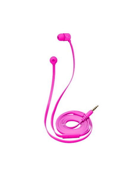Trust Duga Auriculares Dentro de oído Conector de 3,5 mm Rosa