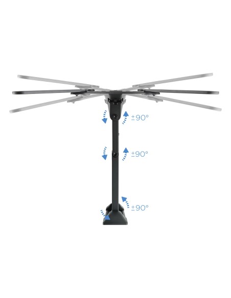 SOPORTE PARED TV TOOQ LP6055TN-B NEGRO 23-55" MAX 30 KG