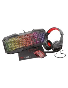 Trust GXT 1180RW teclado USB QWERTY Español Negro