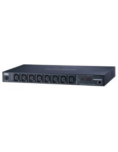 Aten PE8108G unidad de distribución de energía (PDU) 8 salidas AC 1U Negro