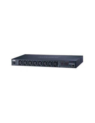 Aten PE8108G unidad de distribución de energía (PDU) 8 salidas AC 1U Negro