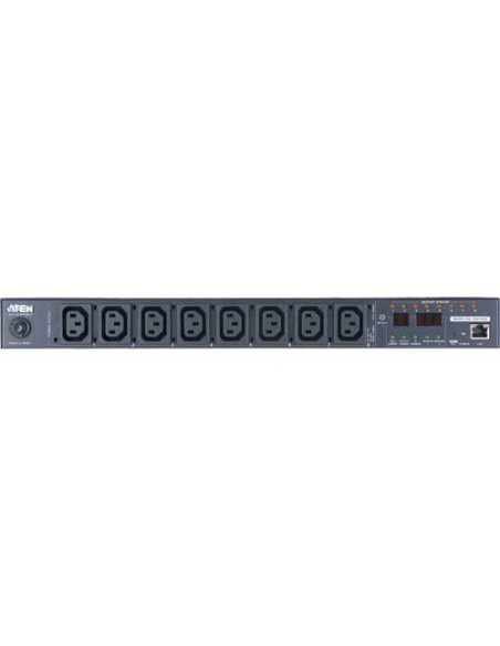 Aten PE8108G unidad de distribución de energía (PDU) 8 salidas AC 1U Negro