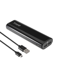 TooQ  Power Bank 10400 2USB  + Linterna Negro