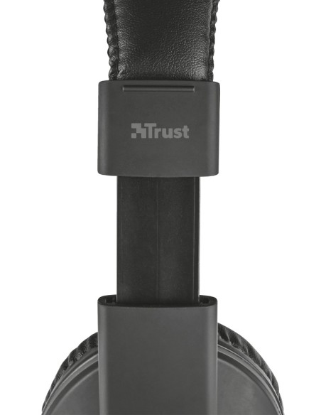 Trust 21662 auricular y casco Auriculares Diadema Conector de 3,5 mm Negro
