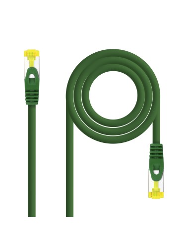 Nanocable Cable de red latiguillo RJ45 LSZH Cat.6A SFTP AWG26, Verde, 2.0 m