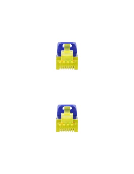 Nanocable Cable de red latiguillo RJ45 LSZH Cat.6A SFTP AWG26, Azul, 1.0 m