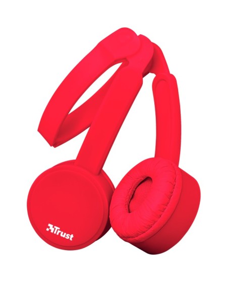 Trust Nano Auriculares Diadema Conector de 3,5 mm Rojo
