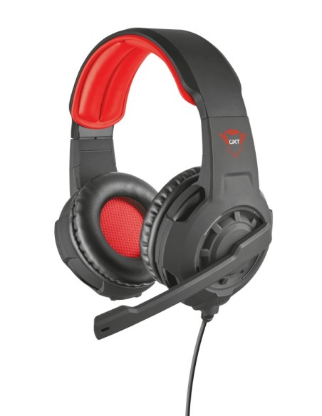 Trust GXT 4310 Jaww Auriculares Diadema Negro, Rojo