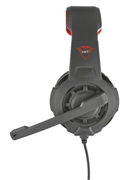 Trust GXT 4310 Jaww Auriculares Diadema Negro, Rojo