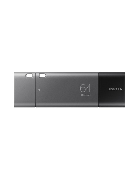 Samsung MUF-64DB unidad flash USB 64 GB USB Type-A   USB Type-C 3.2 Gen 1 (3.1 Gen 1) Negro, Plata