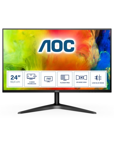 AOC Basic-line 24B1XH pantalla para PC 60,5 cm (23.8") 1920 x 1080 Pixeles Full HD LED Negro