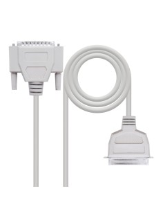 Nanocable 10.13.0103 adaptador de cable VGA (D-Sub) IEEE1284 Gris