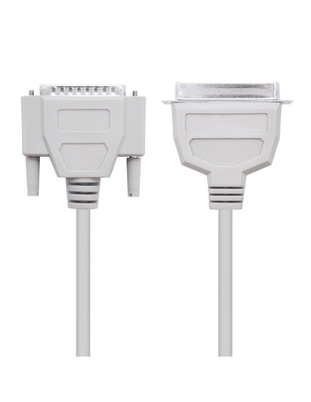 Nanocable 10.13.0103 adaptador de cable VGA (D-Sub) IEEE1284 Gris