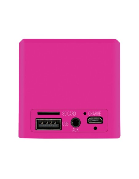 ALTAVOCES  TRUST PRIMO INALAMBRICO BLUETOOTH 3W CUBO SUMMER PINK 22482