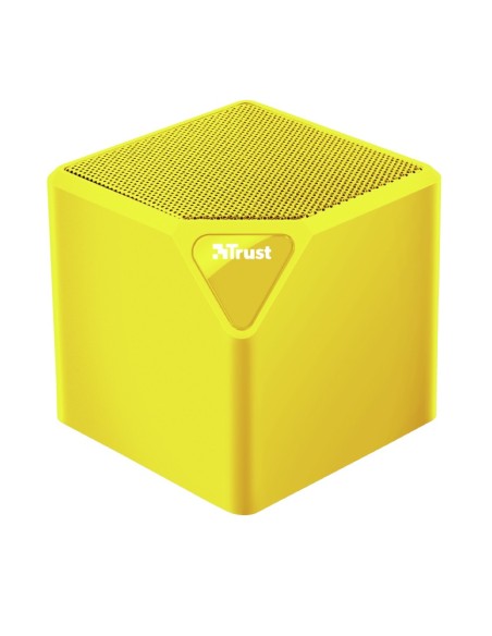 ALTAVOCES TRUST PRIMO INALAMBRICO BLUETOOTH 3W CUBO SUMMER YELLOW 22486