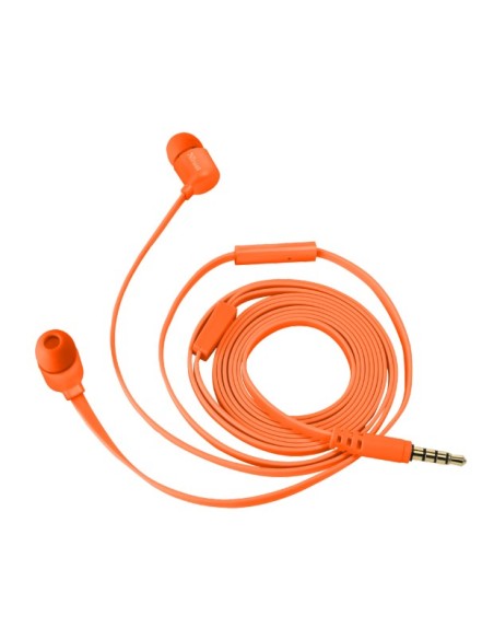 Trust Duga Auriculares Dentro de oído Conector de 3,5 mm Naranja