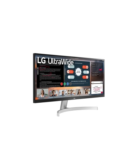 LG 29WN600-W 29" UltraWide Full HD LED IPS 5ms Plata