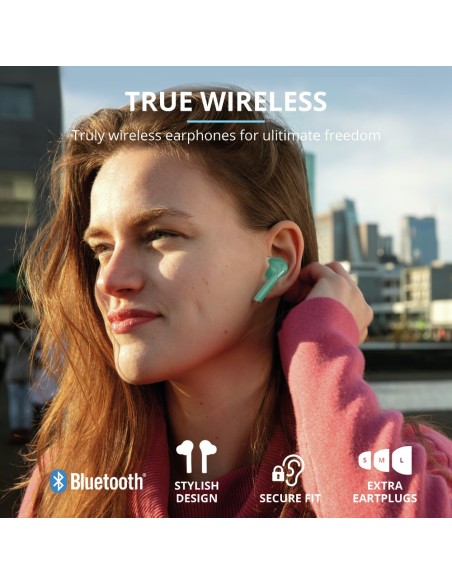 Trust Nika Auriculares Dentro de oído Bluetooth Turquesa