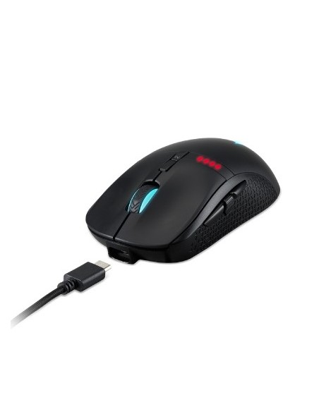 Acer Predator Cestus 350 ratón Ambidextro RF Wireless+USB Type-C Óptico 16000 DPI