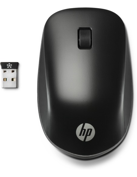 HP Mouse inalámbrico ultra móvil ratón Ambidextro RF inalámbrico 1200 DPI