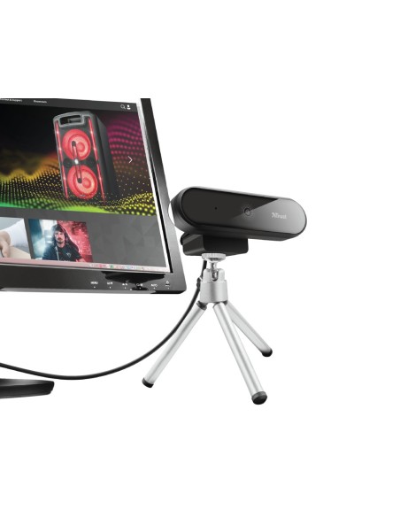 Trust Tyro cámara web 1920 x 1080 Pixeles USB Negro