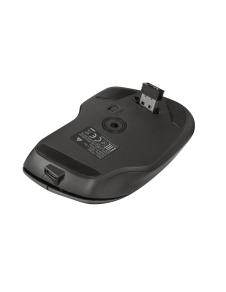 Trust Themo ratón mano derecha RF inalámbrico Óptico 1600 DPI