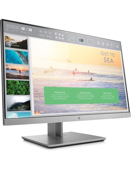 HP EliteDisplay E233 58,4 cm (23") 1920 x 1080 Pixeles Full HD LED Negro, Plata
