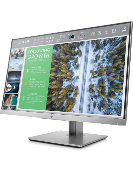 HP EliteDisplay E243 60,5 cm (23.8") 1920 x 1080 Pixeles Full HD LED Negro, Plata