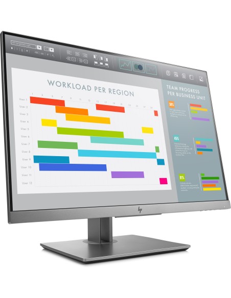 HP EliteDisplay E243i 61 cm (24") 1920 x 1200 Pixeles WUXGA LED Negro, Plata