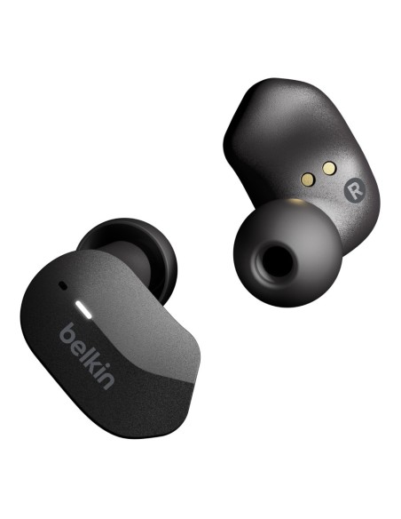 AURICULARES BELKIN SOUNDFORM NEGRO BLUETOOTH CON BASE DE CARGA