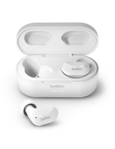 AURICULARES BELKIN SOUNDFORM BLANCO BLUETOOTH CON BASE DE CARGA