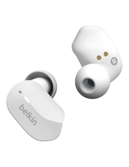 AURICULARES BELKIN SOUNDFORM BLANCO BLUETOOTH CON BASE DE CARGA