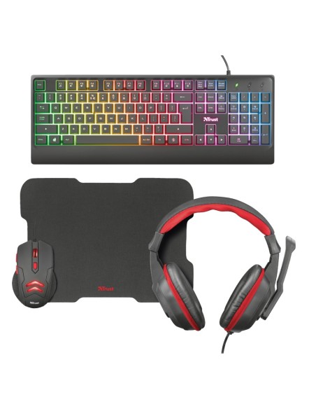 Trust Ziva teclado USB QWERTY Español Negro