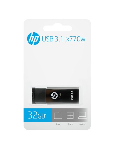 HP x770w unidad flash USB 32 GB USB tipo A 3.2 Gen 1 (3.1 Gen 1) Negro
