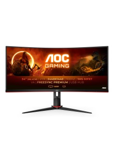 AOC G2 CU34G2 BK LED display 86,4 cm (34") 3440 x 1440 Pixeles Quad HD Negro