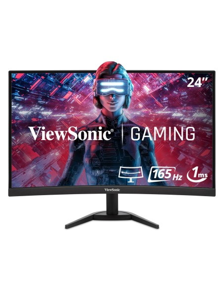 Viewsonic VX Series VX2468-PC-MHD LED display 61 cm (24") 1920 x 1080 Pixeles Full HD Negro