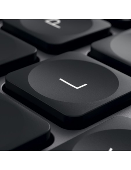 Logitech MX Keys Advanced Wireless Illuminated Keyboard teclado RF Wireless + Bluetooth QWERTY Inglés Grafito