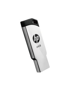 HP v236w unidad flash USB 64 GB USB tipo A 2.0 Plata, Negro
