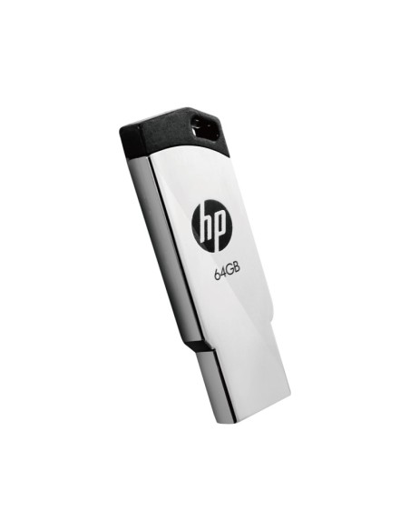 HP v236w unidad flash USB 64 GB USB tipo A 2.0 Plata, Negro