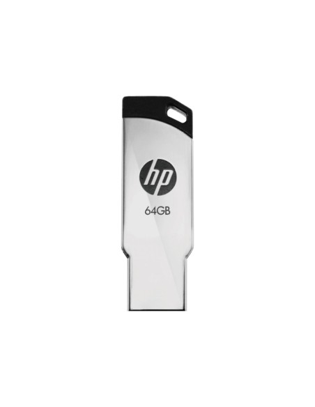 HP v236w unidad flash USB 64 GB USB tipo A 2.0 Plata, Negro