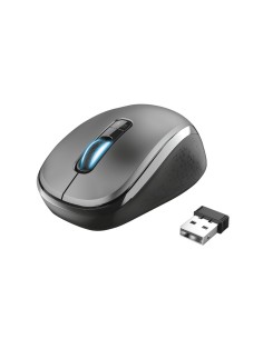 Trust Yvi Inalámbrico 1600DPI Gris