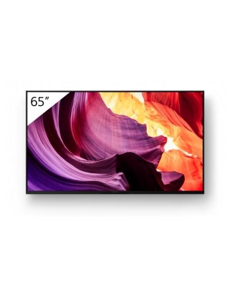 Sony FWD-65X80K pantalla de señalización Pantalla plana para señalización digital 165,1 cm (65") LCD Wifi 438 cd   m² 4K Ultra