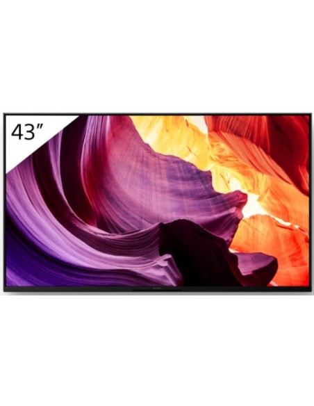 Sony FWD-43X80K pantalla de señalización 109,2 cm (43") LCD Wifi 450 cd   m² 4K Ultra HD Negro Android 10