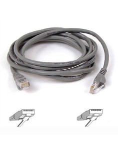 Belkin 50m RJ-45 CAT-5e cable de red Gris 0,5 m